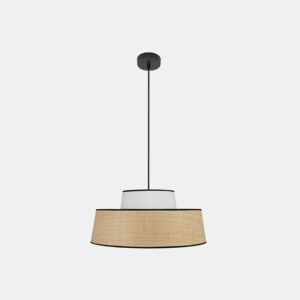pendente de metal cor preta série jia 40cm