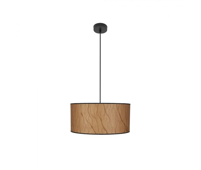 Colgante metal color negro serie papiro 40cm