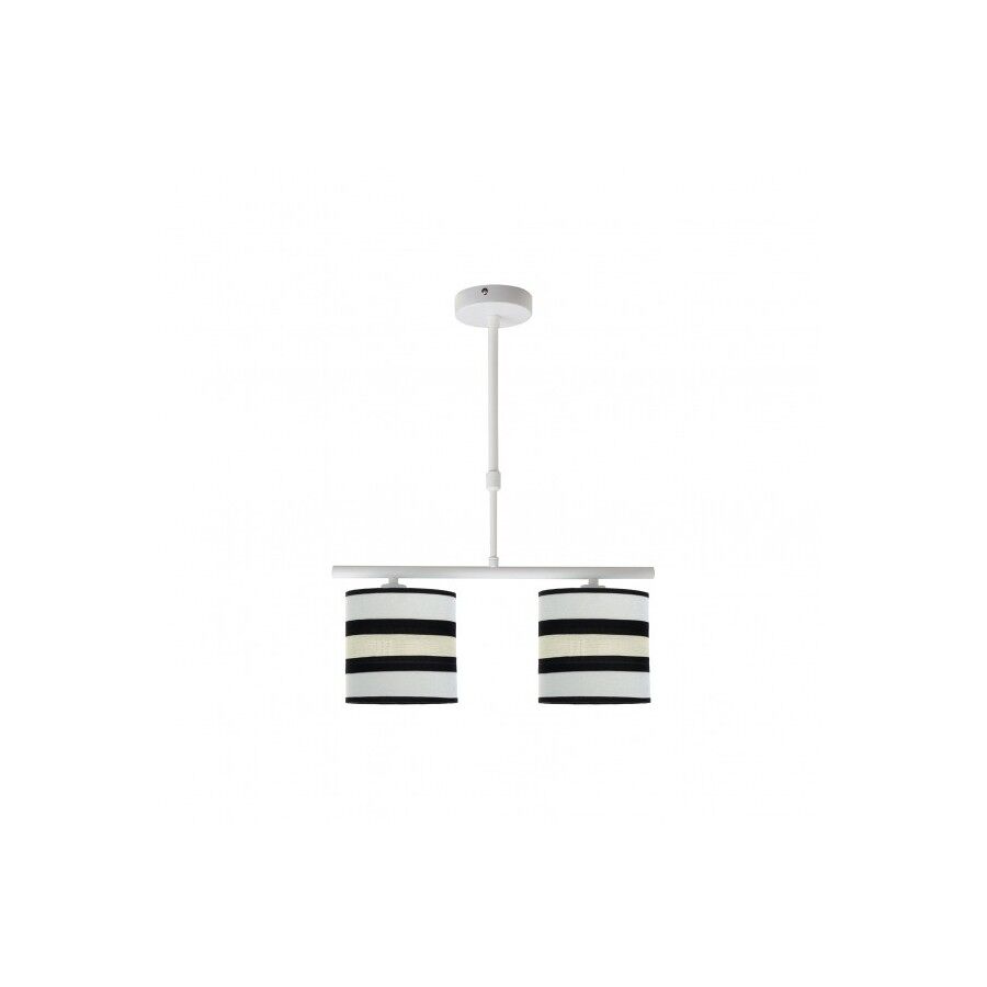 Lampara de techo metal color blanco serie karla 43cm