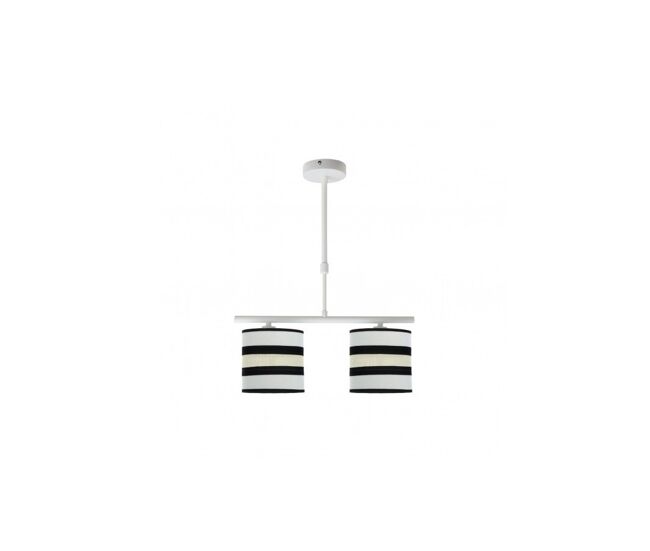 Lampara de techo metal color blanco serie karla 43cm