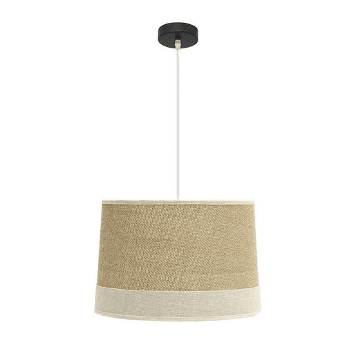 candeeiro de tecto têxtil cor bege série tietar 40cm candeeiro de tecto têxtil cor bege série tietar 40cm