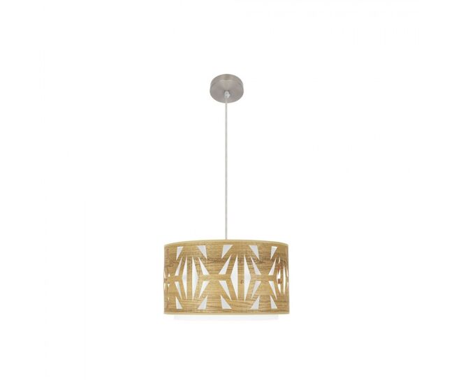 Colgante metal color niquel serie katerina 40cm