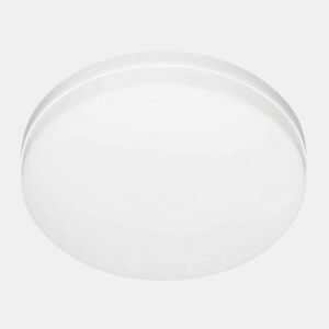 candeeiro de tecto led em policarbonato cor branca série trueno 30cm
