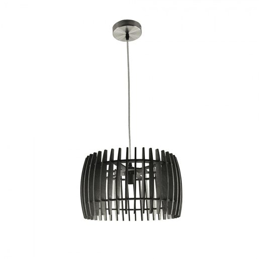 pendente de madeira cor castanha série choupo 35cm