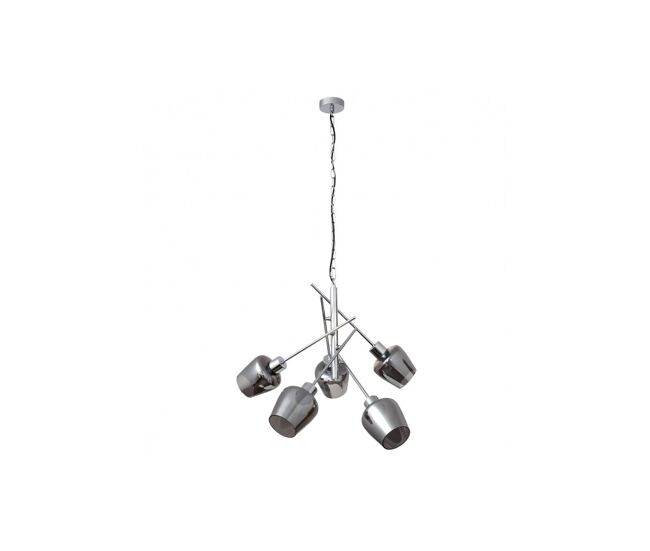 Lampara de techo metal color cromo serie soline 58cm