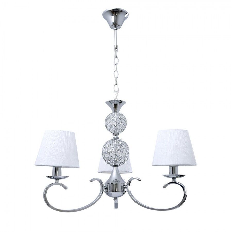 Lampara de techo metal color cromo serie ordoñez 60cm