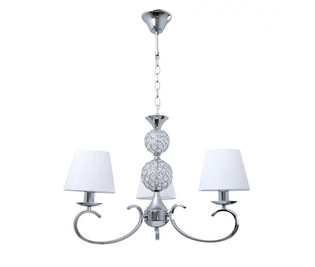 Lampara de techo metal color cromo serie ordoñez 60cm