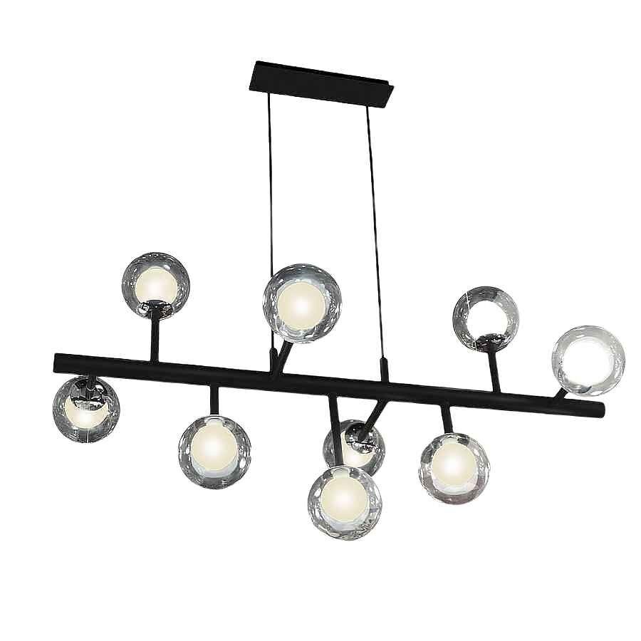 Lampara de techo metal color negro serie 92cm