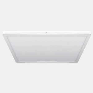 painel metálico quadrado de led cor branca série tivoli 40cm