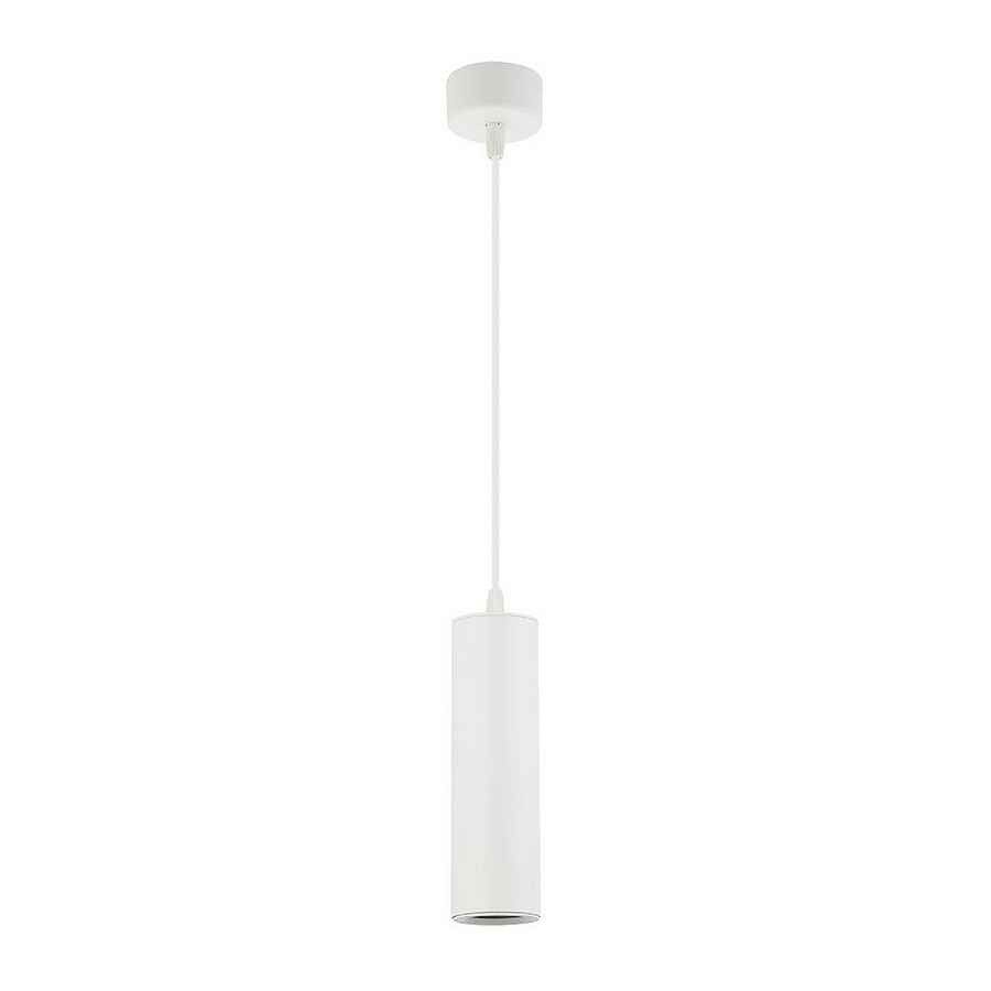 Colgante aluminio color blanco serie drach 6cm