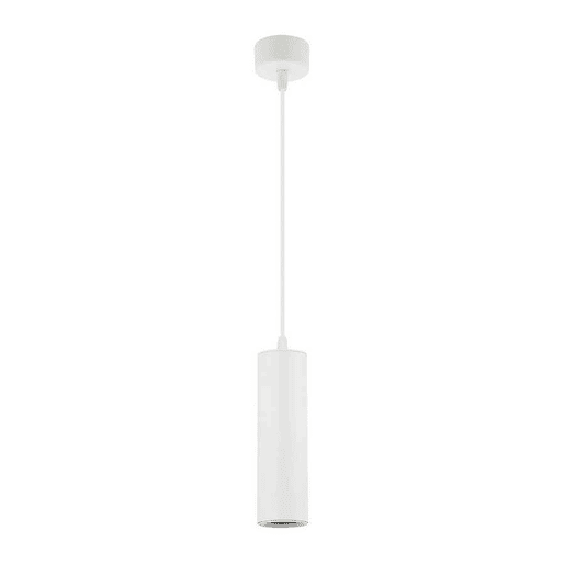 pendente de alumínio branco série drach 6cm