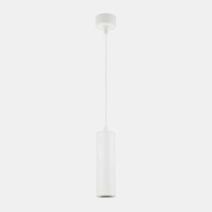 pendente de alumínio branco série drach 6cm