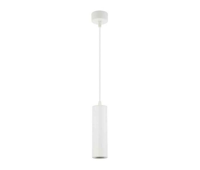Colgante aluminio color blanco serie drach 6cm