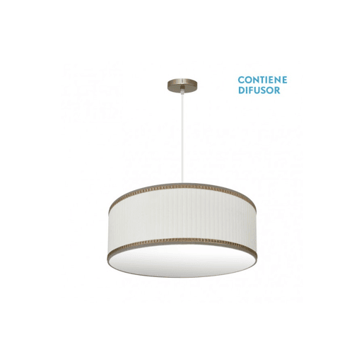 pendente em metal dourado série soprano 60cm