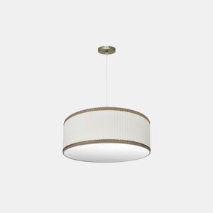 pendente em metal dourado série soprano 60cm