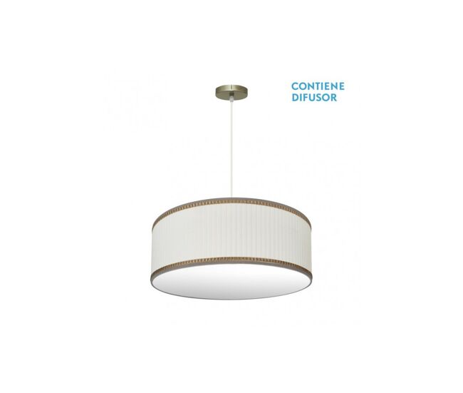 Colgante metal color dorado serie soprano 60cm