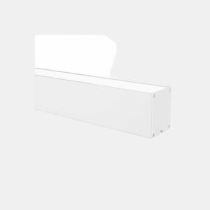 candeeiro suspenso em alumínio branco série linex 120cm