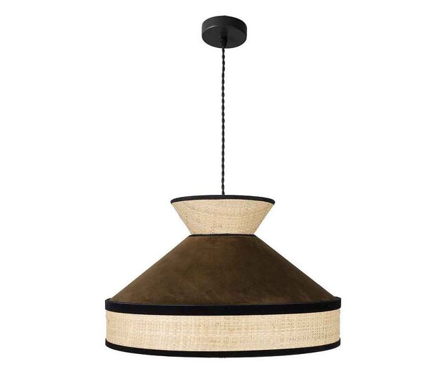 Lampara de techo metal color beige serie fabrizio 50cm