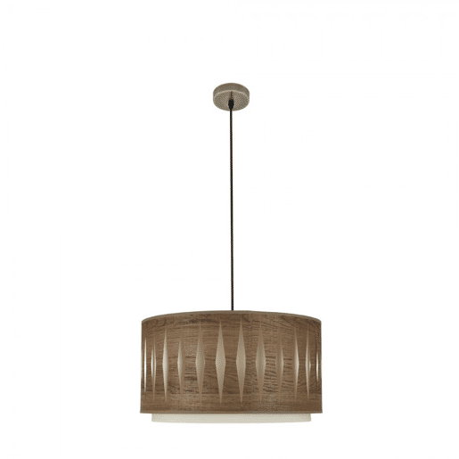 pendente em metal dourado série alexandra 40cm