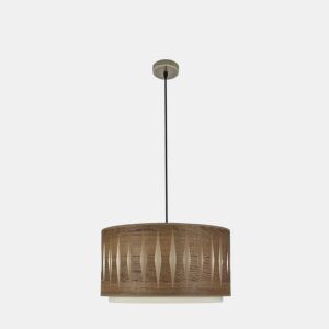 pendente em metal dourado série alexandra 40cm