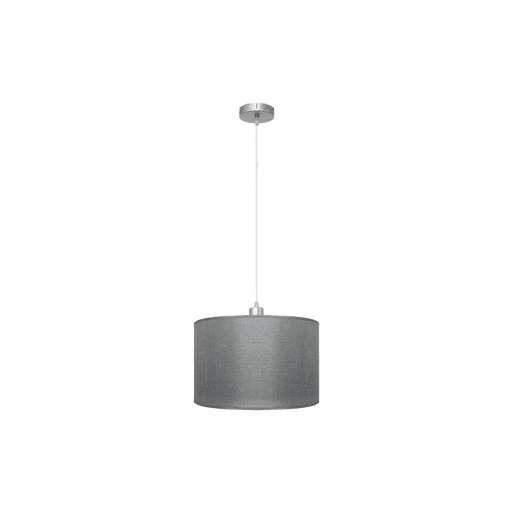 candeeiro de tecto cor prata metal série axel 30cm