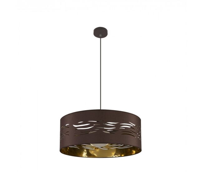 Colgante metal color marron serie niebla 50cm
