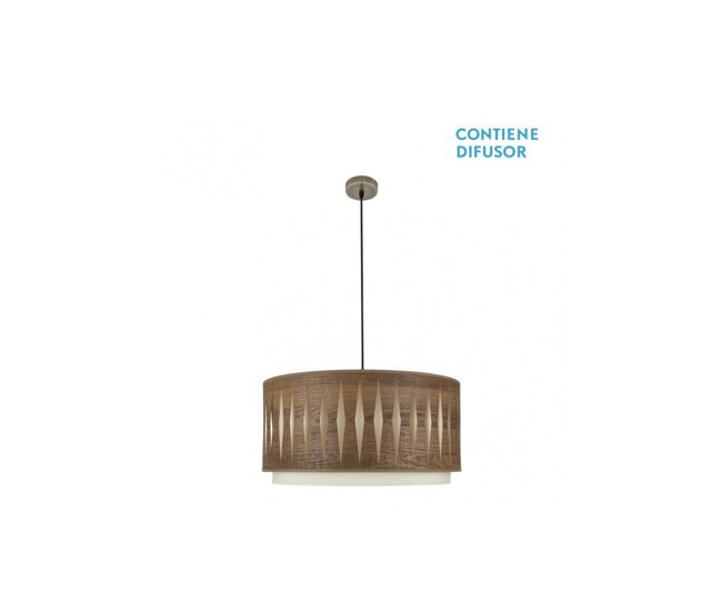 Colgante metal color dorado serie alexandra 50cm