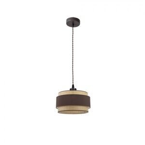 pendente de metal cor castanha série kandy 50cm