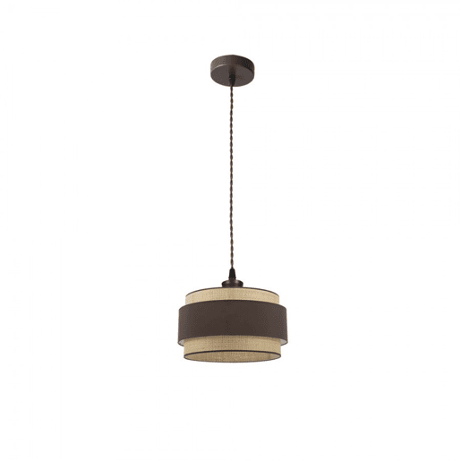 pendente de metal cor castanha série kandy 50cm