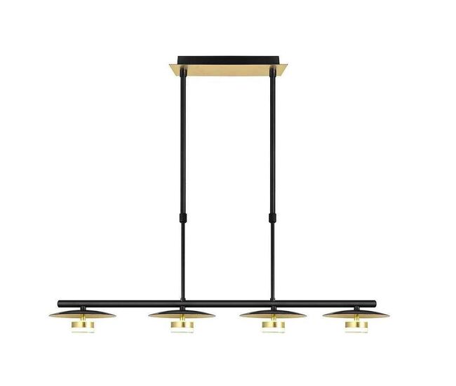 Lampara de techo metal color negro serie ciudad del cabo 85cm