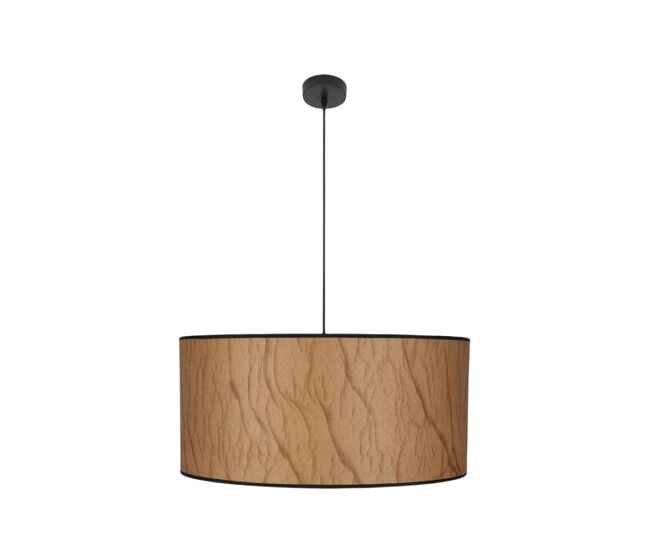 Colgante metal color negro serie papiro 60cm