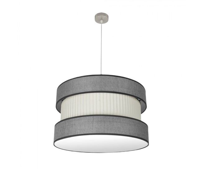 Colgante metal color niquel serie home 60cm