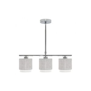 candeeiro de tecto metálico cor cinzenta série kenya 56cm