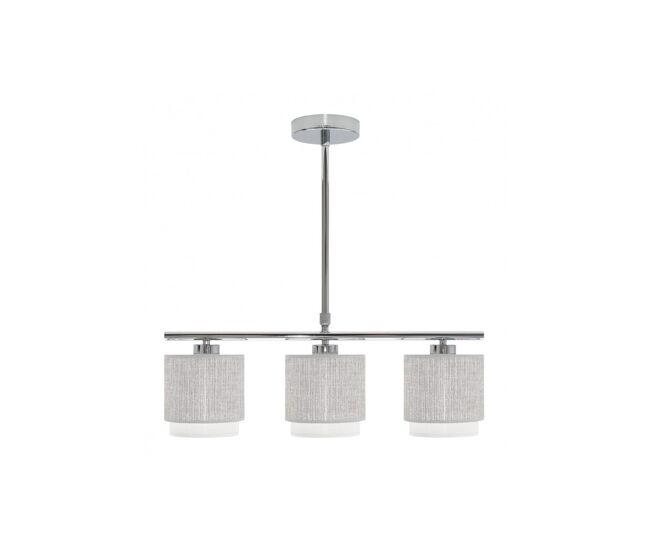 Lampara de techo metal color gris serie kenya 56cm
