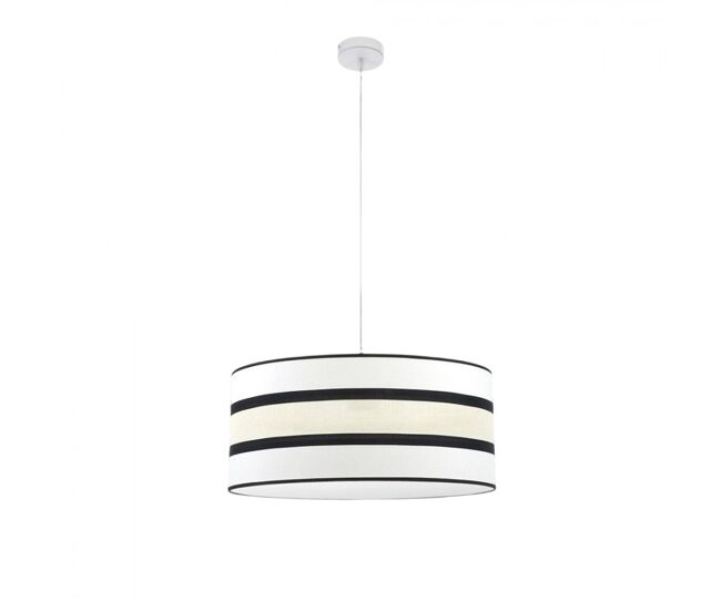 Colgante metal color blanco serie karla 50cm