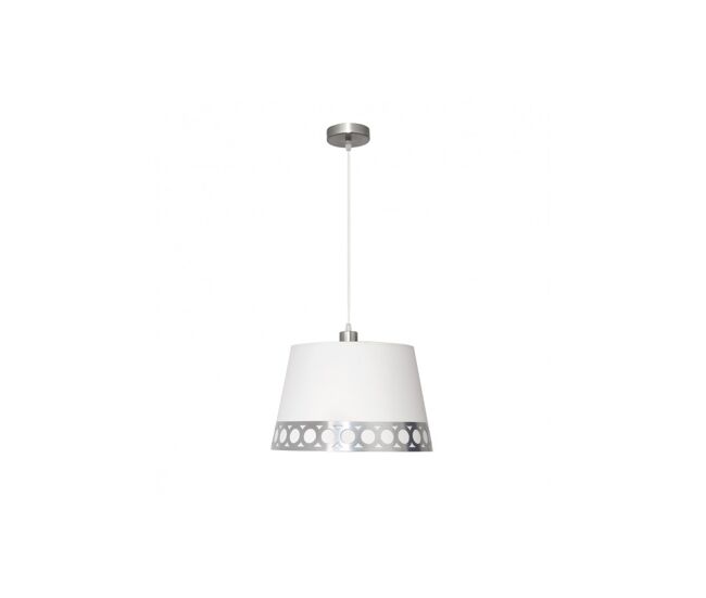 Lampara de techo metal color blanco serie dalia 40cm