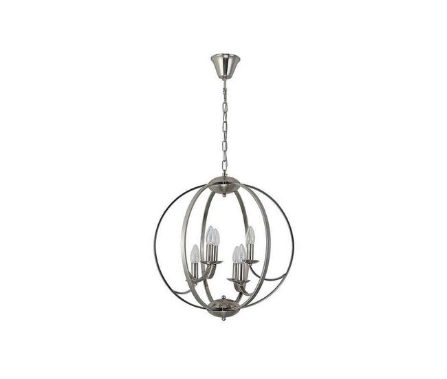 Colgante metal color niquel serie narciso 51cm