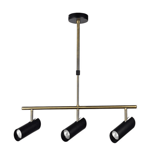 candeeiro de tecto metálico cor preta série marrakech 56cm