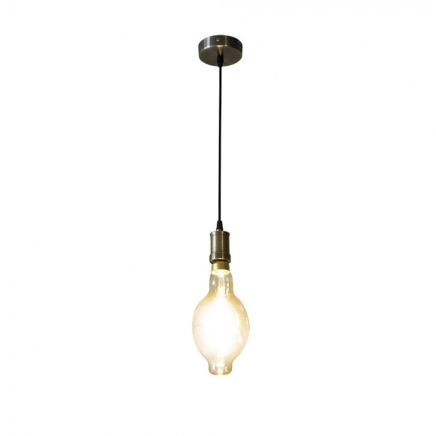 Colgante metal color dorado serie dante 12cm