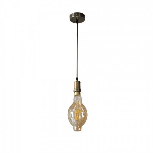 pendente em metal dourado série dante 12cm