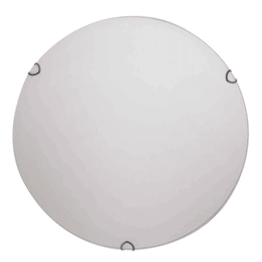 série avis candeeiro de tecto em vidro branco 40cm