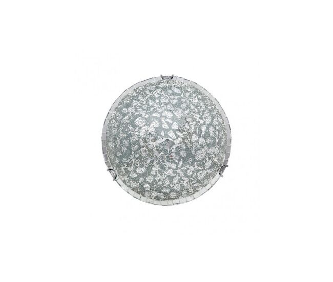 Lampara plafon cristal color cromo serie tenor 30cm