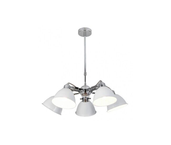 Lampara de techo metal color blanco serie buri 52cm