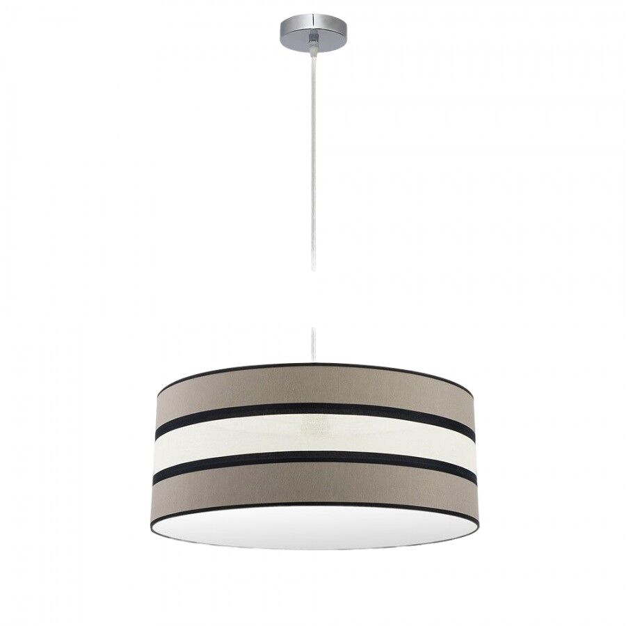 Colgante metal color cromo serie karla 60cm