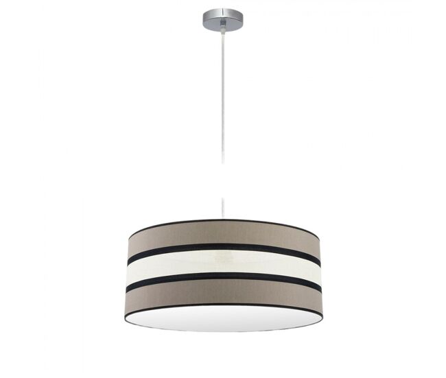 Colgante metal color cromo serie karla 60cm