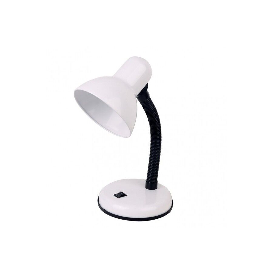 Lampara escritorio metal color blanco serie yodo 14cm