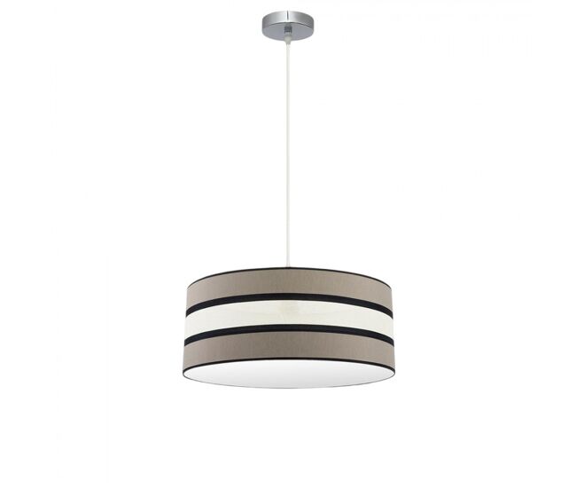 Colgante metal color cromo serie karla 50cm