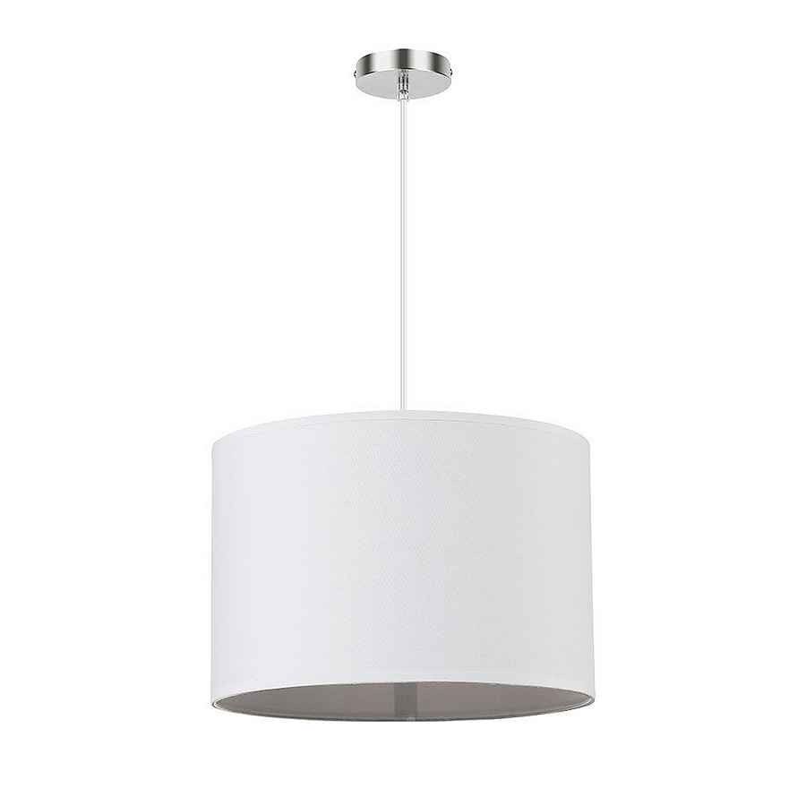 Lampara de techo metal color cromo serie chanza 30cm