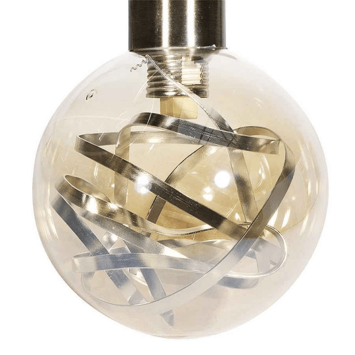 candeeiro de tecto em metal dourado série varanasi 50cm