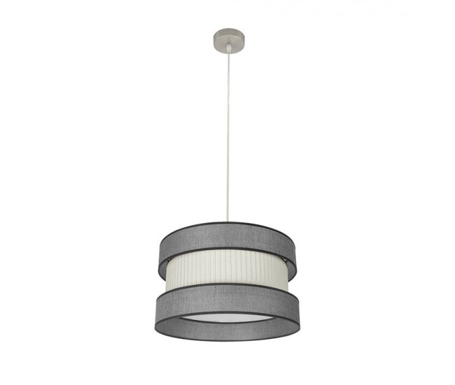 Colgante metal color niquel serie home 40cm